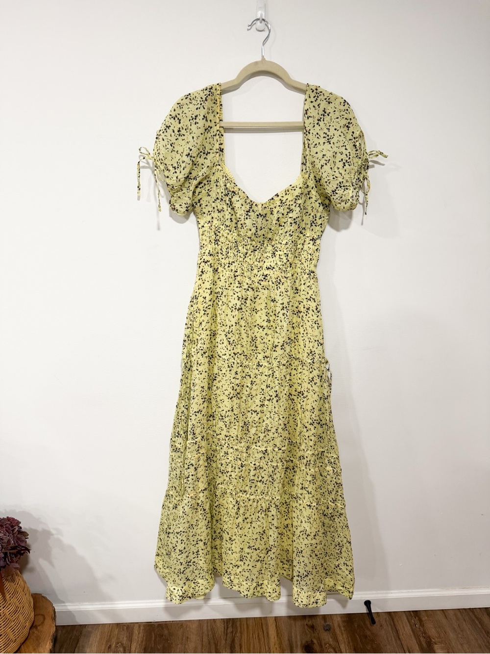 Nicholas Smocked Cottagecore Whimsy Dainty Print Cotton Dress Size 12
